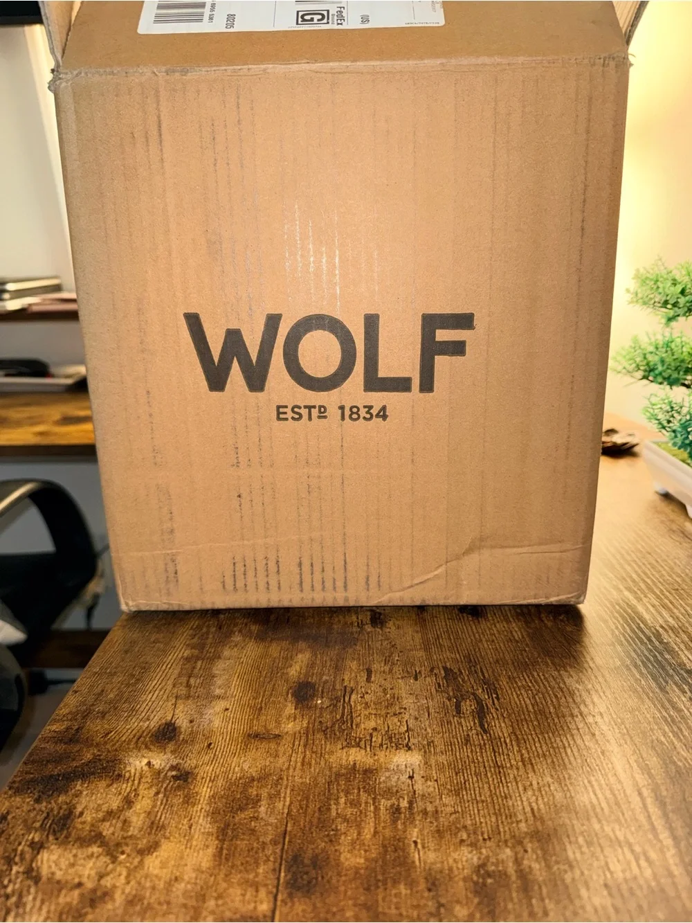 WOLF 1834 Heritage Black Single Watch Winder with Storage